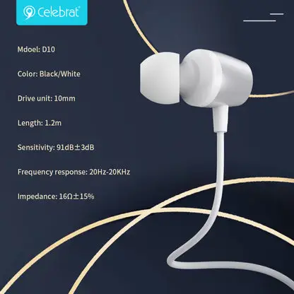 Наушники Celebrat D10