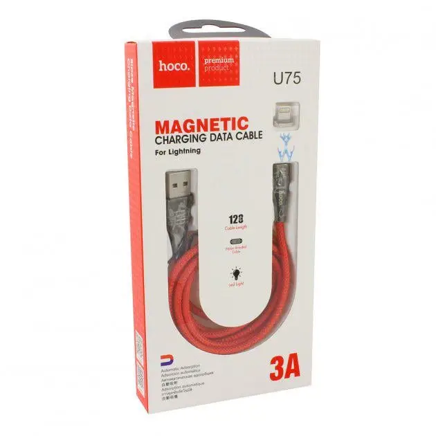 Кабель Hoco U75 магнит iphone